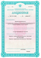 Сертификат отделения Тессинский 5с1