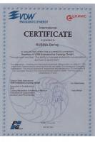 Сертификат врача Рубина Д.Д.