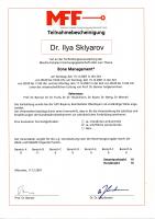 Сертификат врача Скляров И.А.