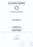 Сертификат врача Изотов О.И.