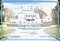 Сертификат врача Козлов В.С.