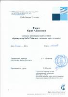 Сертификат врача Гирич Ю.А.