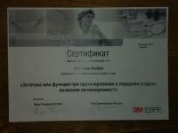 Сертификат врача Гвилава А.Д.