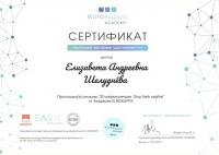 Сертификат врача Шелуднева Е.А.
