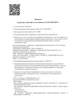 Сертификат отделения Волгоградский 54